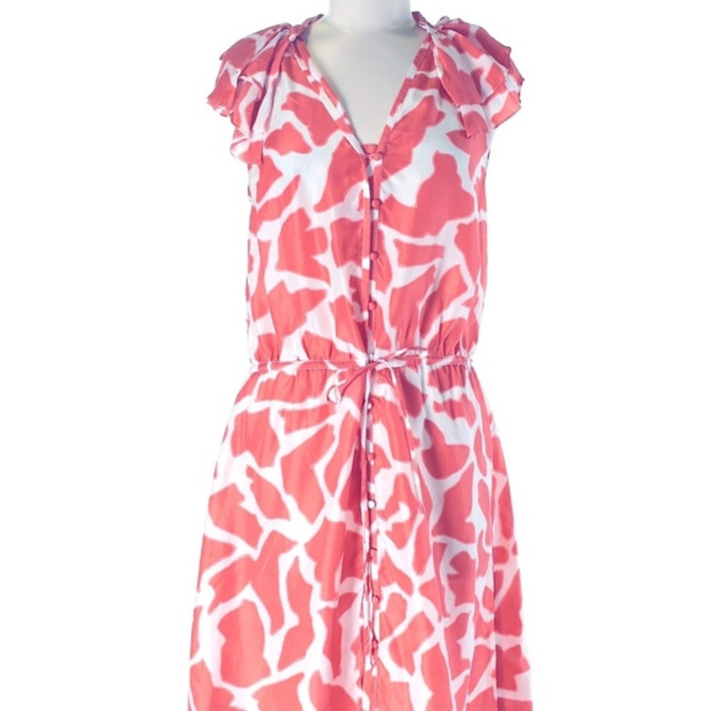 Ann Taylor LOFT 100% Silk 🐯 Animal Print Halter